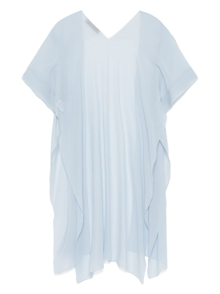 D. Exterior Open-Front Sweater With Side Slits
