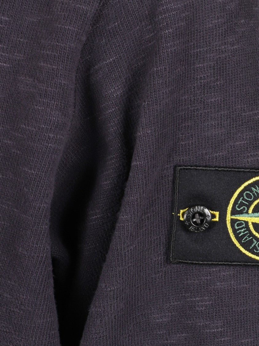 Stone Island Long-Sleeved Polo Shirt With Classic Collar