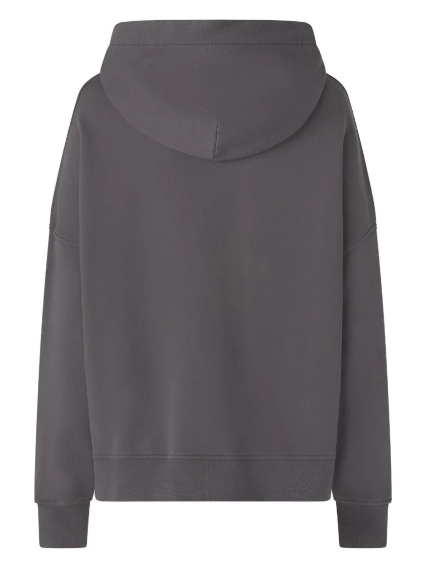 Pinko Relaxed Fit Graphic Print Cotton Hoodie