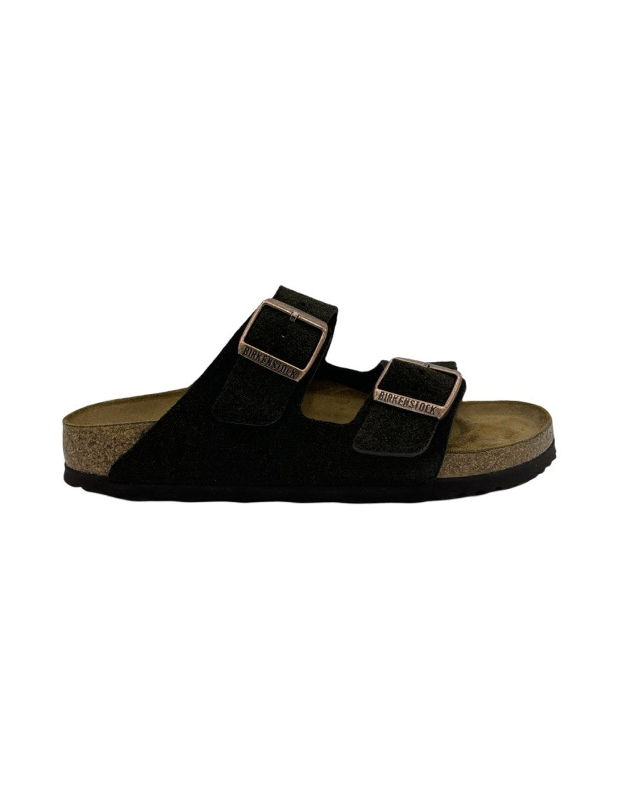 Birkenstock Arizona Suede Slide – Mocha
