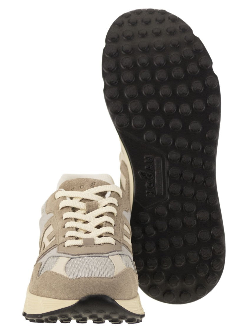 Hogan Hyperlight - Suede And Canvas Sneakers