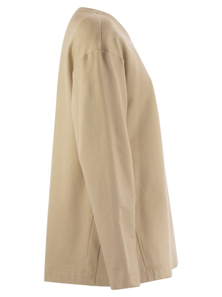 Max Mara Berma - Silk And Cotton Sweatshirt