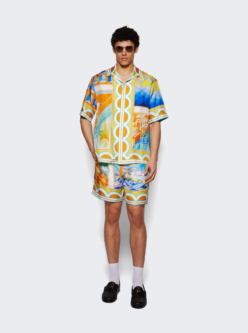 Casablanca Surreal Pool Shirt Multicolor