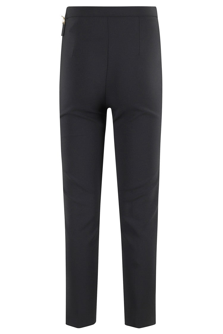 Elisabetta Franchi Tailored Straight-Leg Pants With Flap Pockets
