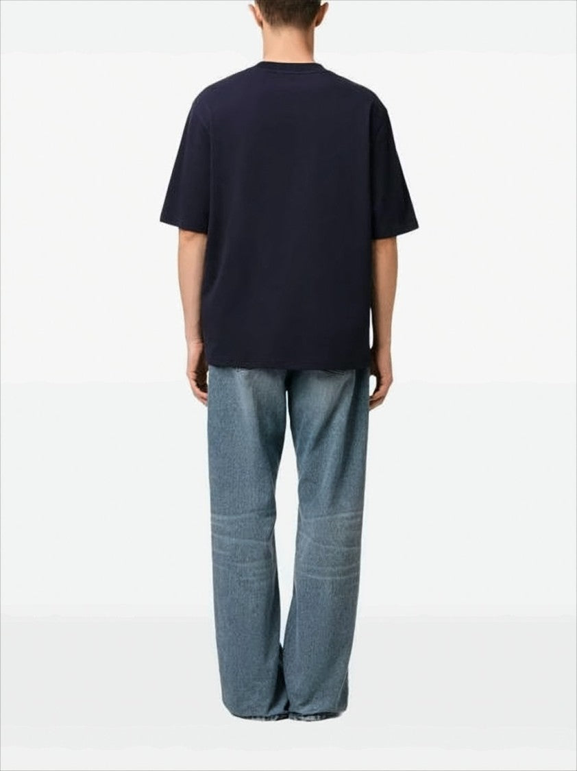 Ami Relaxed Fit Short-Sleeve T-Shirt With Raised Logo Detail