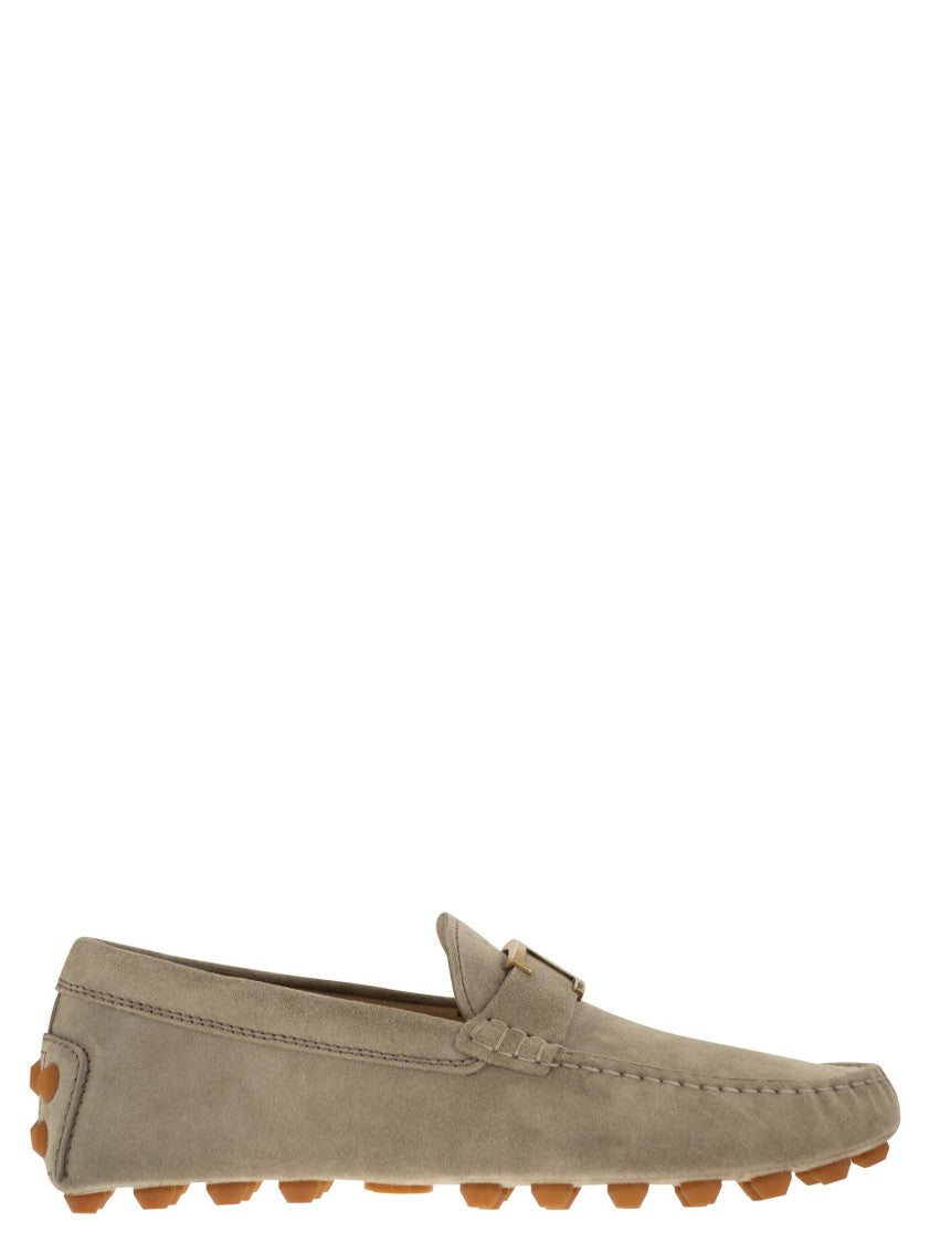 Tod's Rubber Bubble T In Suede Leather