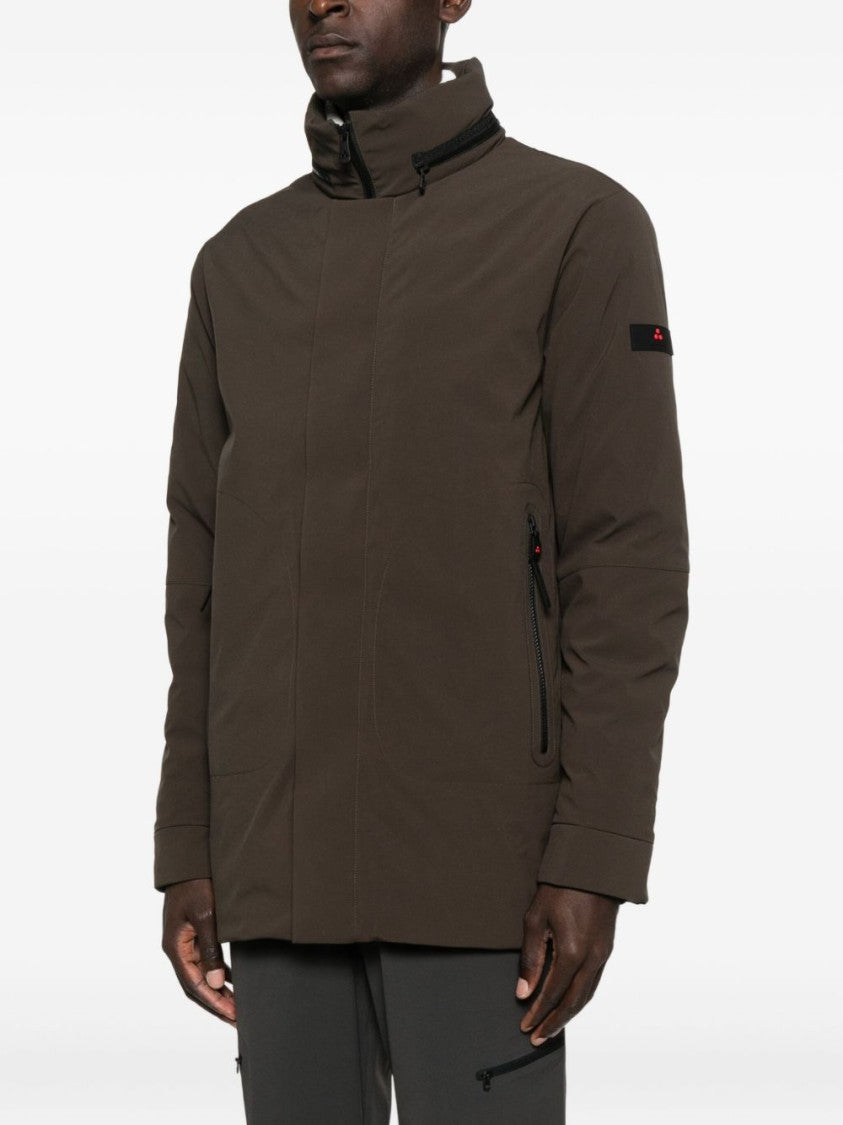 Peuterey Classic Tailored Brown Coat