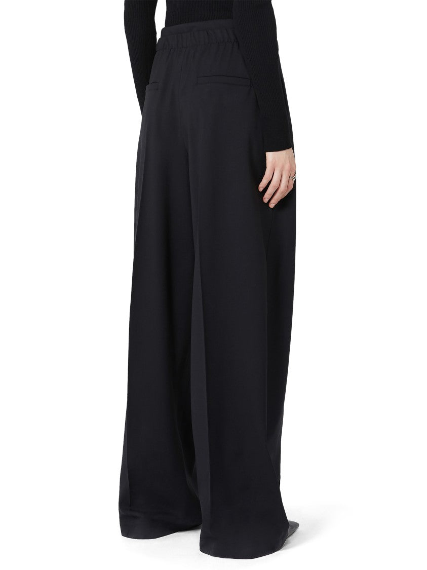 Max Mara Tailored Straight-Leg Trousers With Smooth Finish
