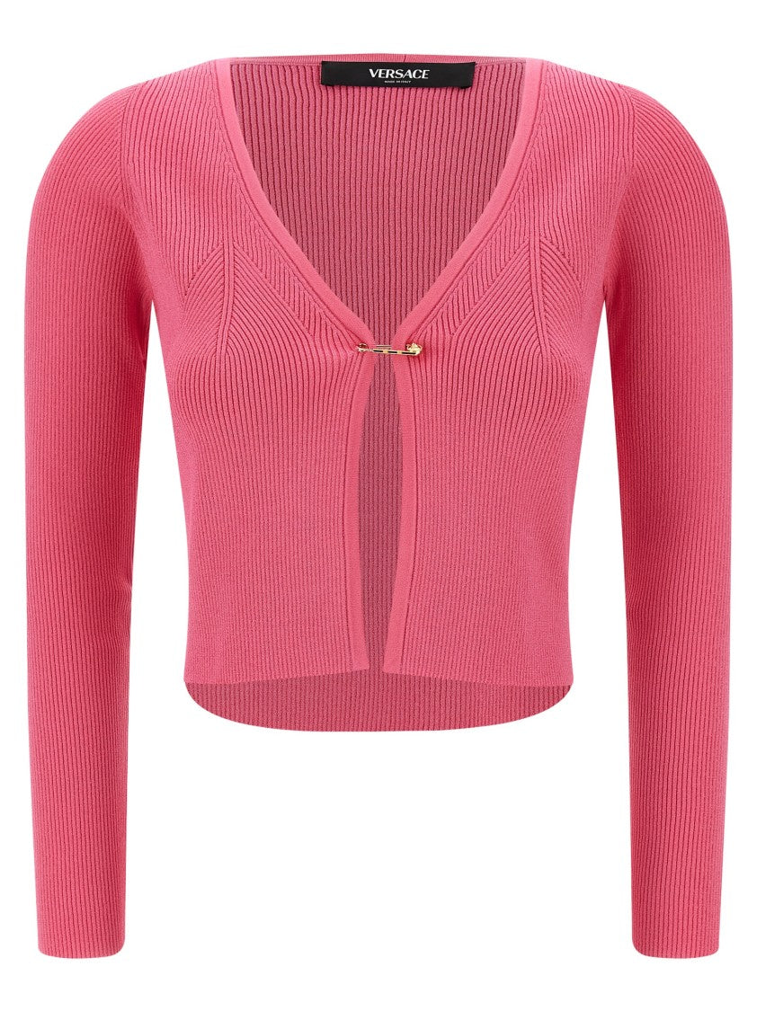 Versace 'Safety Pin' Cardigan