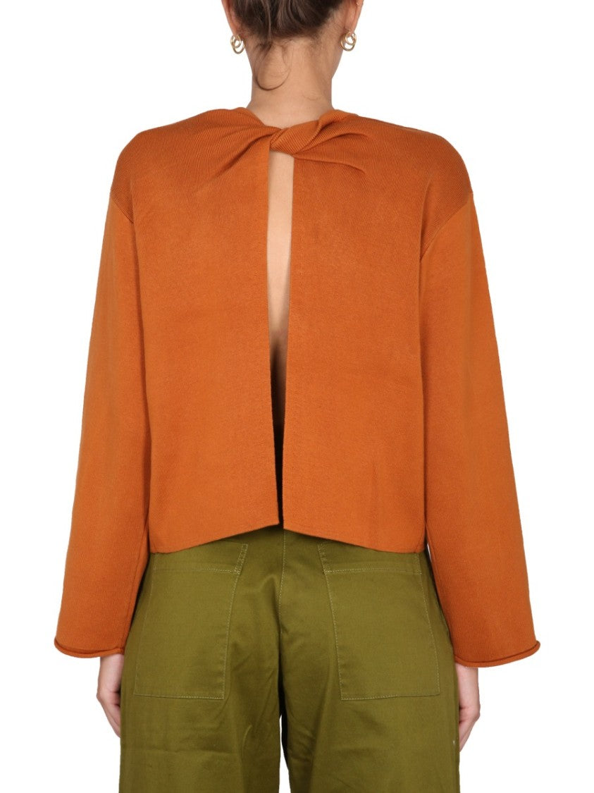 Proenza Schouler X White Label Silk Blend Knit Top