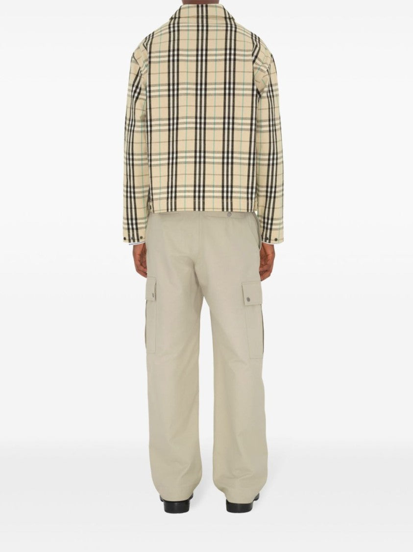 Burberry Beige Vintage Check Jacket