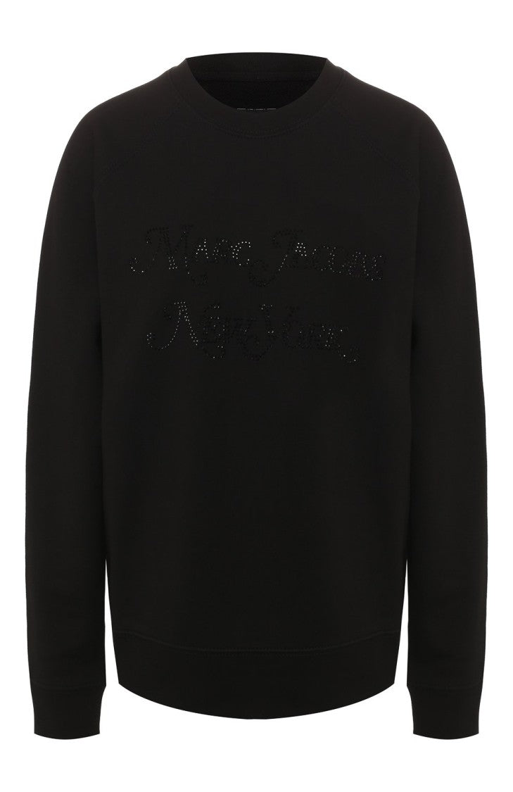 Marc Jacobs The Marc Jacobs Rhinestone Logo Sweatshirt