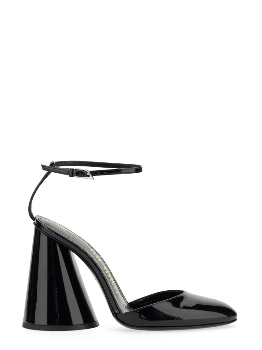 The Attico Sandal Luz With High-Shine Patent Finish