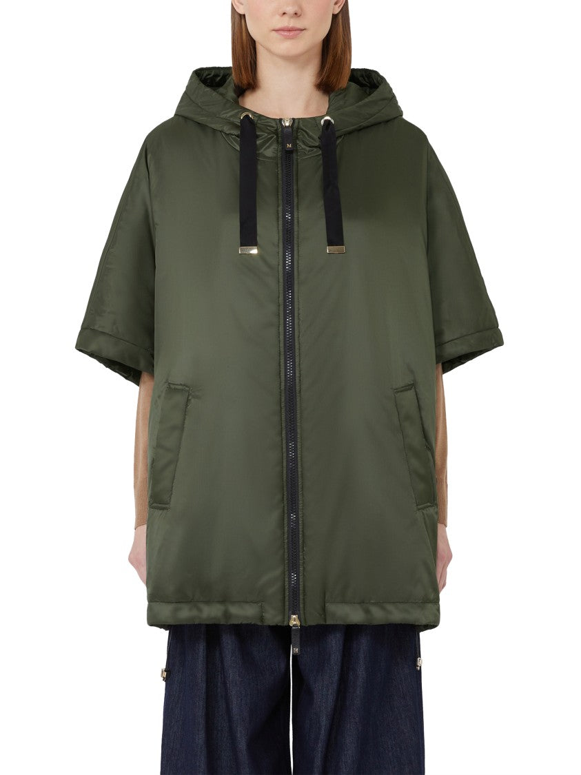 Max Mara Lightweight Hooded Jacket With Relaxed Fit