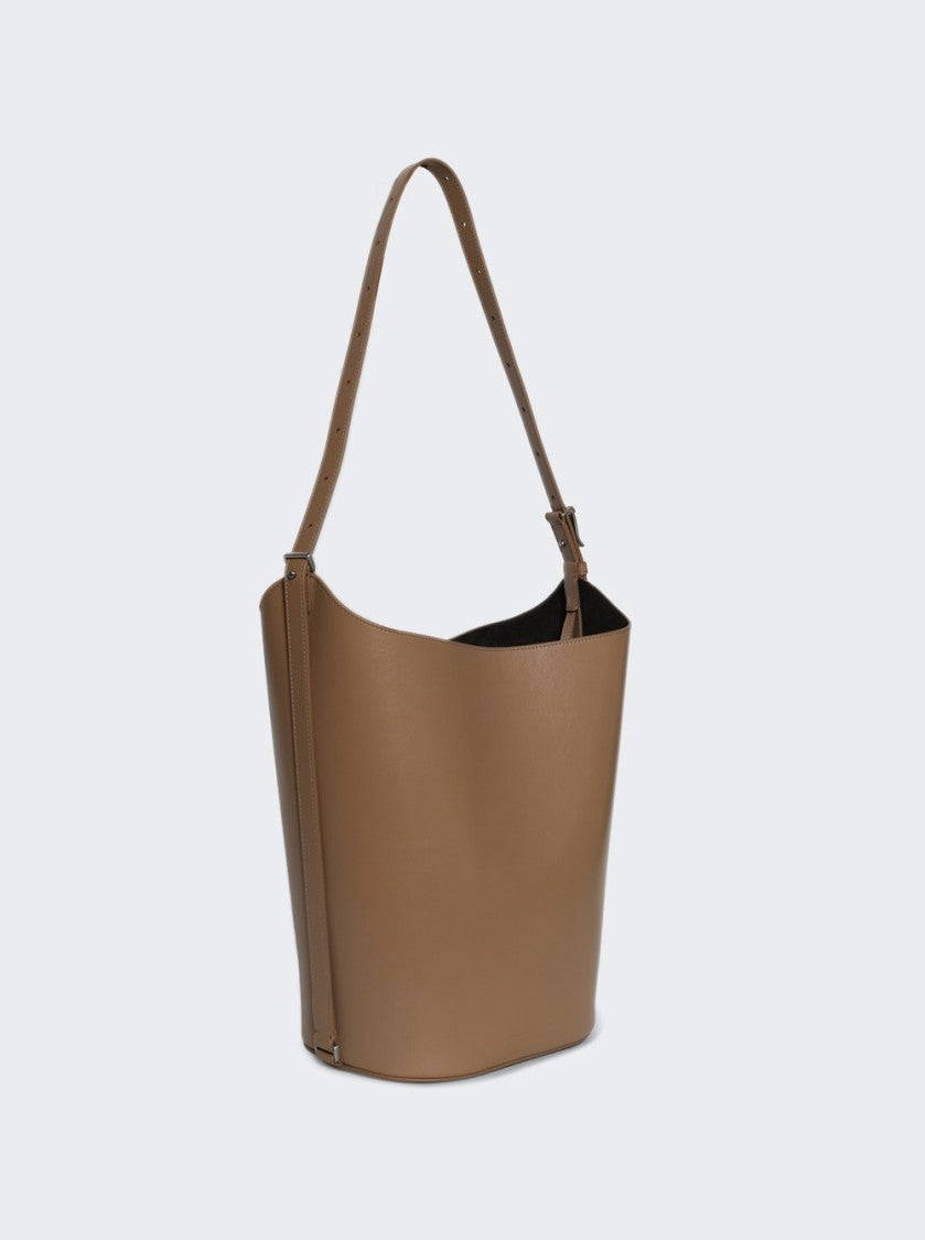 Proenza Schouler Brant Bucket Bag In Smooth Calf Leather Cumin