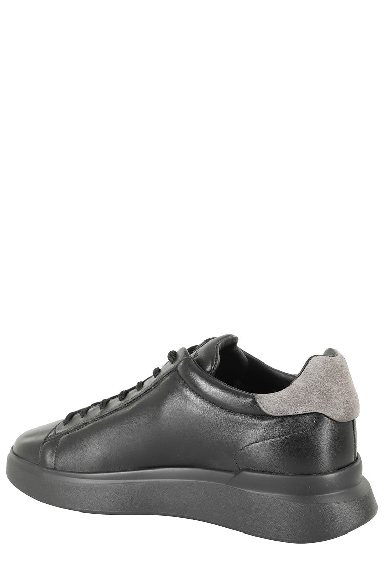 Hogan Leather Upper Sneakers With Suede Inserts And Memory Foam Sole