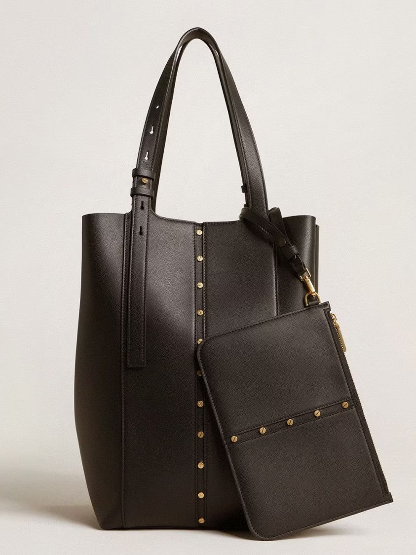 Golden Goose Shopping Smooth Calfskin Leather