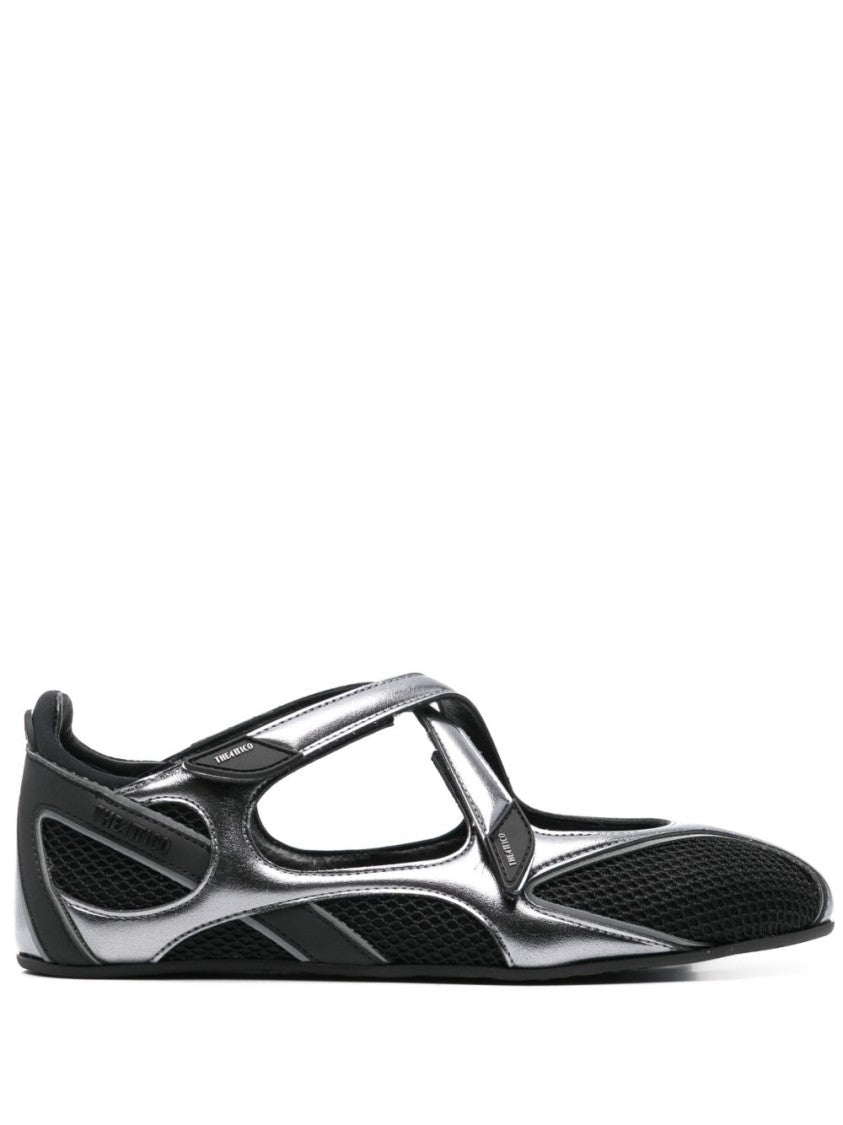 The Attico Modern Flat Shoes With Cross-Strap Detail