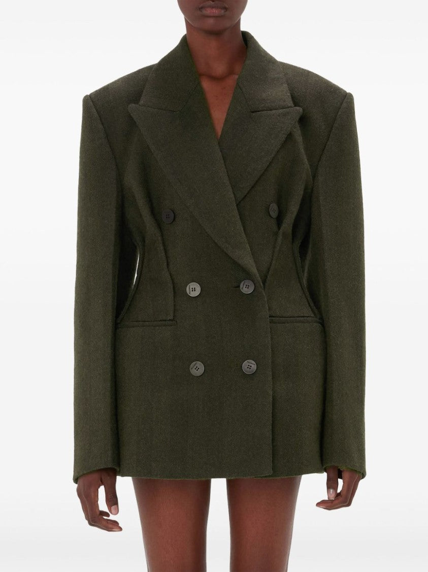 J. W. Anderson Double-Breasted Hourglass Blazer