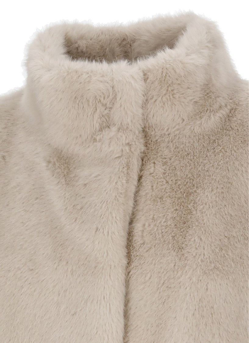 Herno Synth Fur Sleeveless Jacket