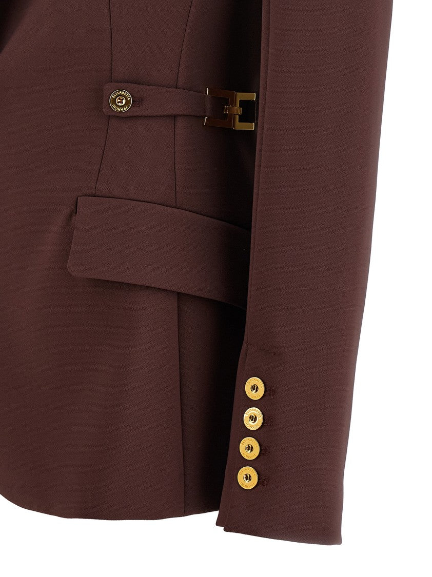 Elisabetta Franchi Jewel Strap Blazer