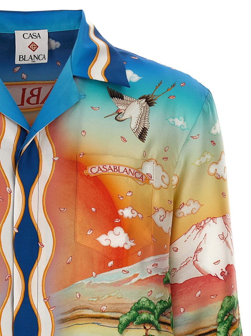 Casablanca 'Cuban Collar Tennis Club' Shirt