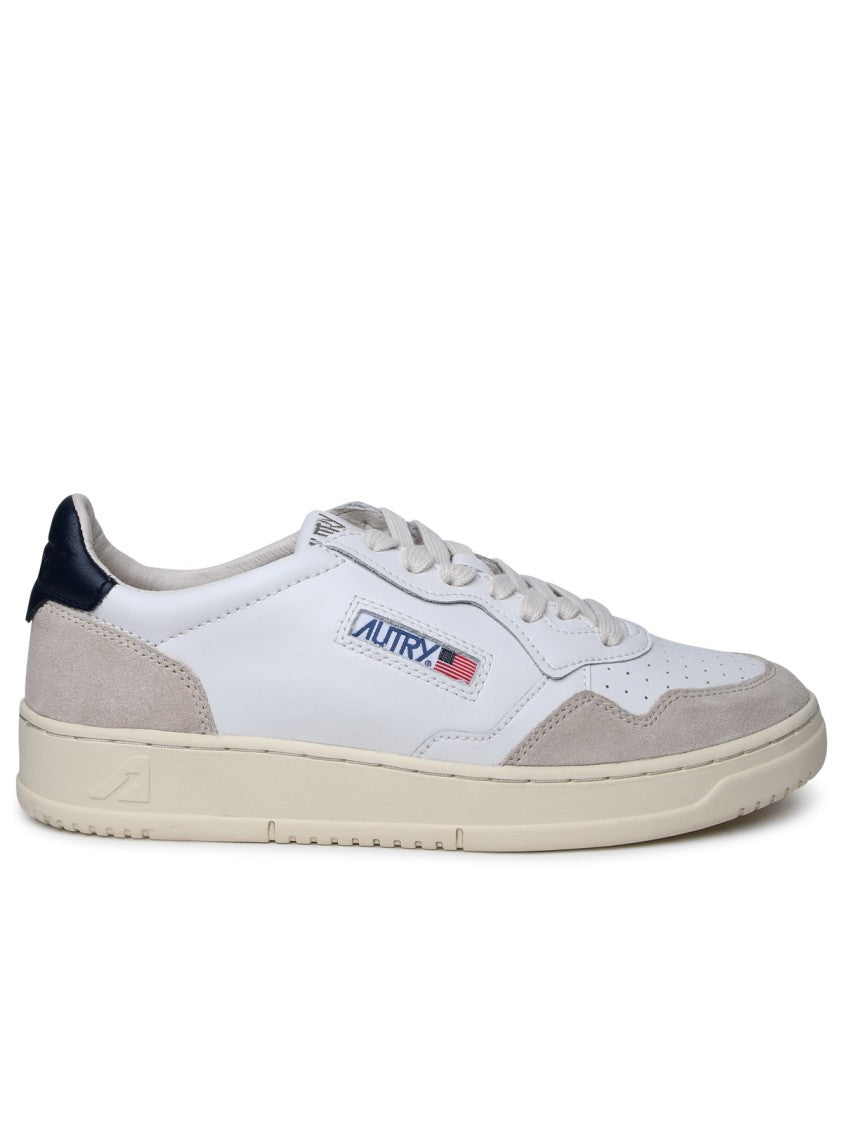 Autry Two-Tone Leather Sneakers