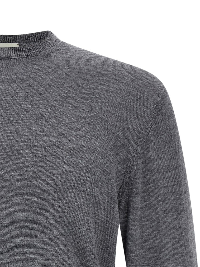 Ma'ry'ya Fine Knit Sweater In Merino, Silk, And Cashmere Blend