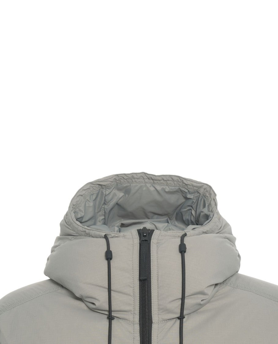 Stone Island Quilted Grey Puffer Jacket