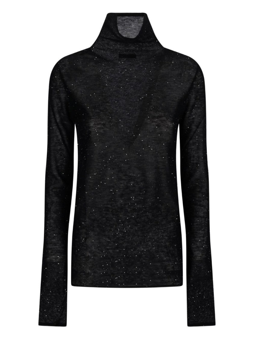 Pinko Fitted Wool Blend Sweater