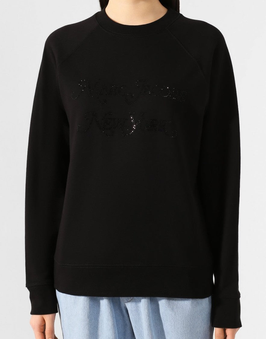 Marc Jacobs The Marc Jacobs Rhinestone Logo Sweatshirt