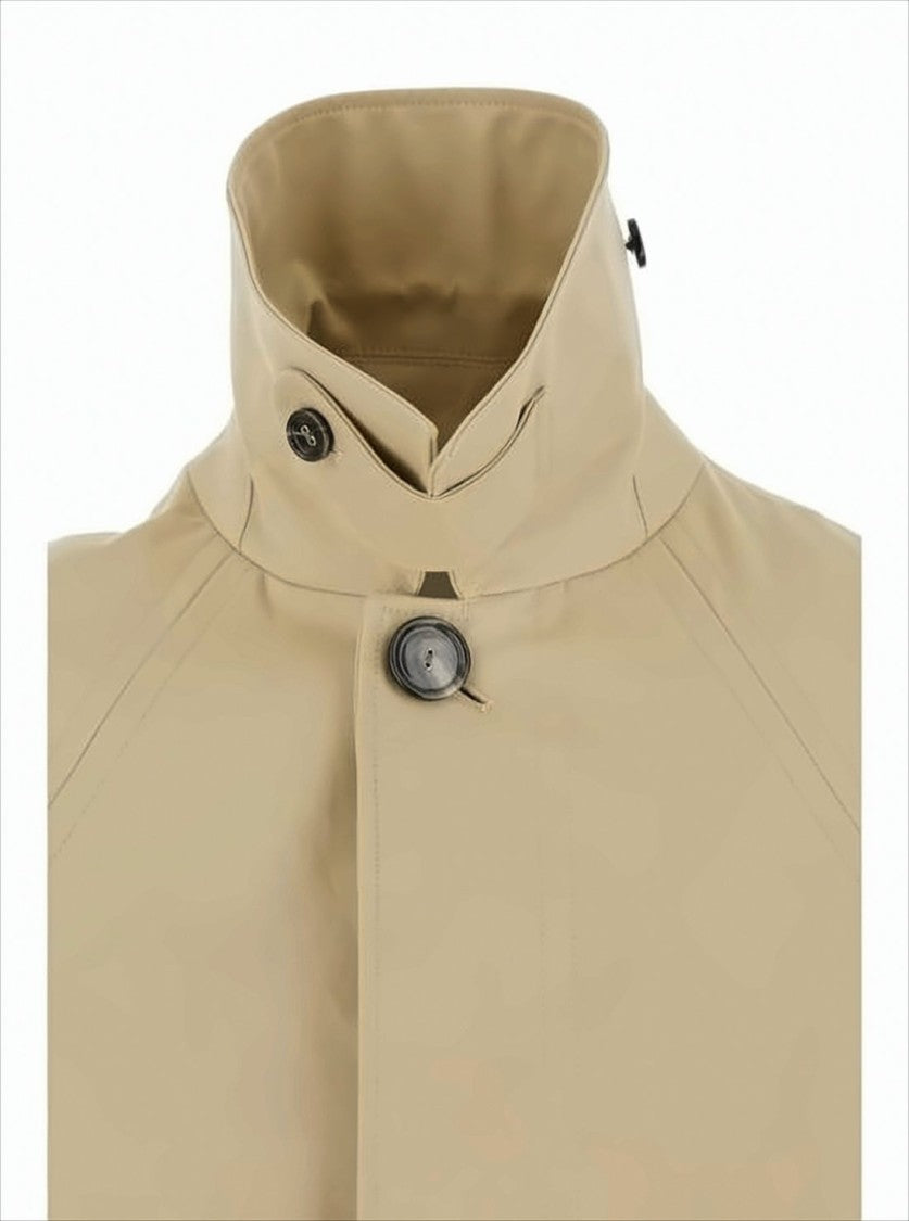 Ami Cropped Jacket With Structured Collar And Adjustable Cuffs