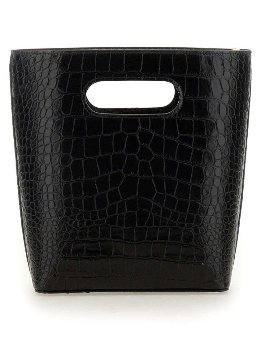 N°21 Crocodile-Embossed Calf Leather Small Bag