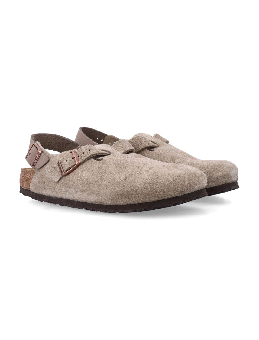 Birkenstock Tokio Narrow Nubuck Leather Mules