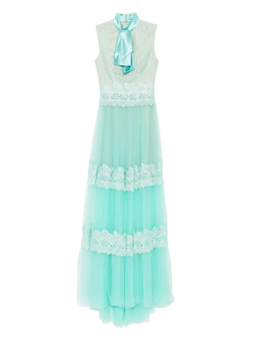 Saiid Kobeisy Lace Long Dress