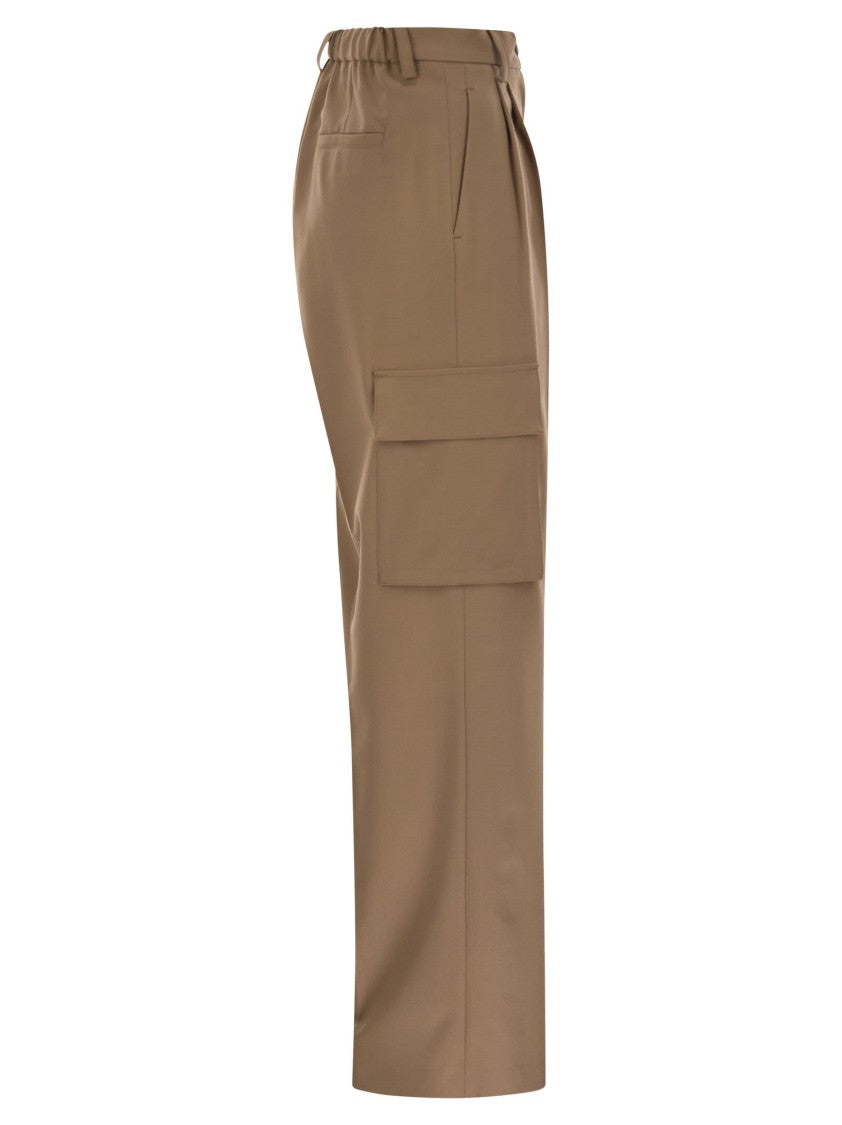 Herno Soft Wool Cargo Pants