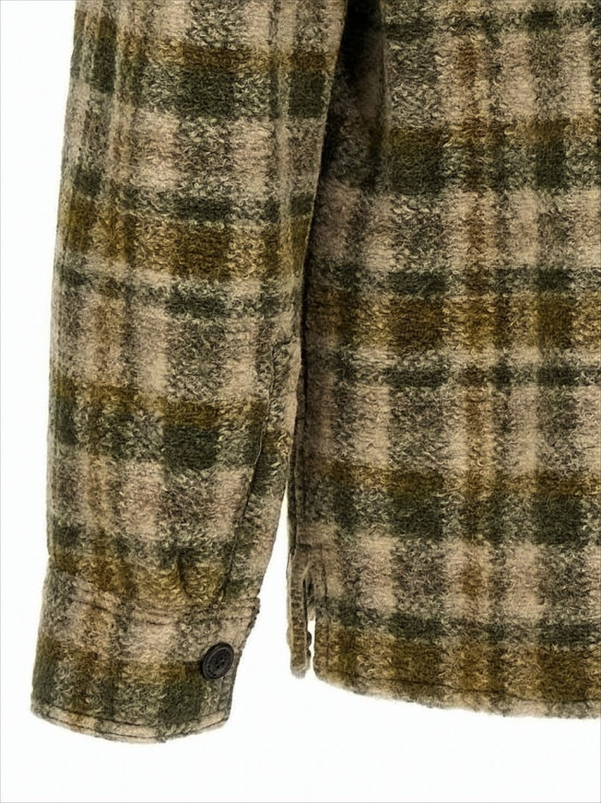Isabel Marant Plaid Casual Jacket With Textured Fabric