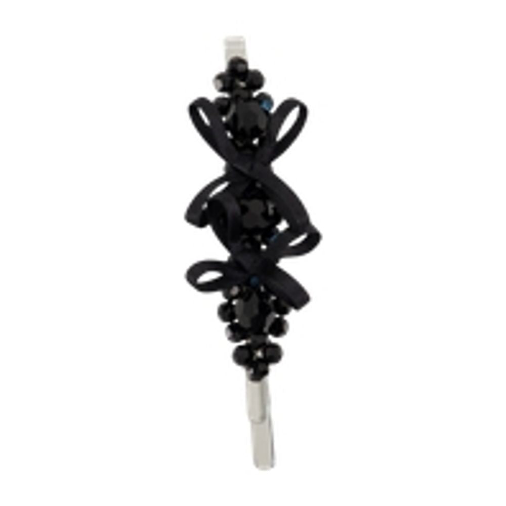Simone Rocha Intricate Crystal-Embellished Black Hair Clip