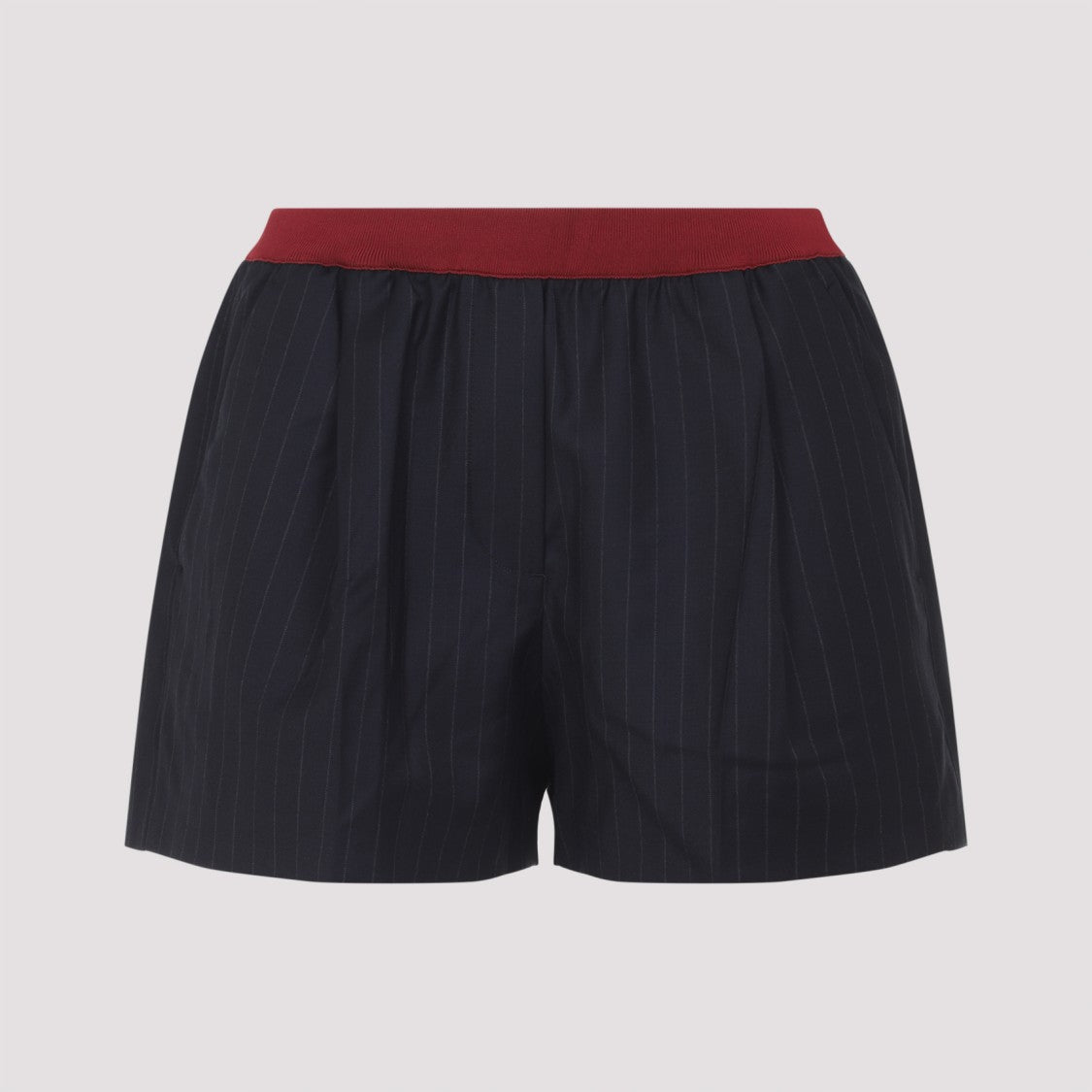 Miu Miu Tailored Black Virgin Wool Bermudas