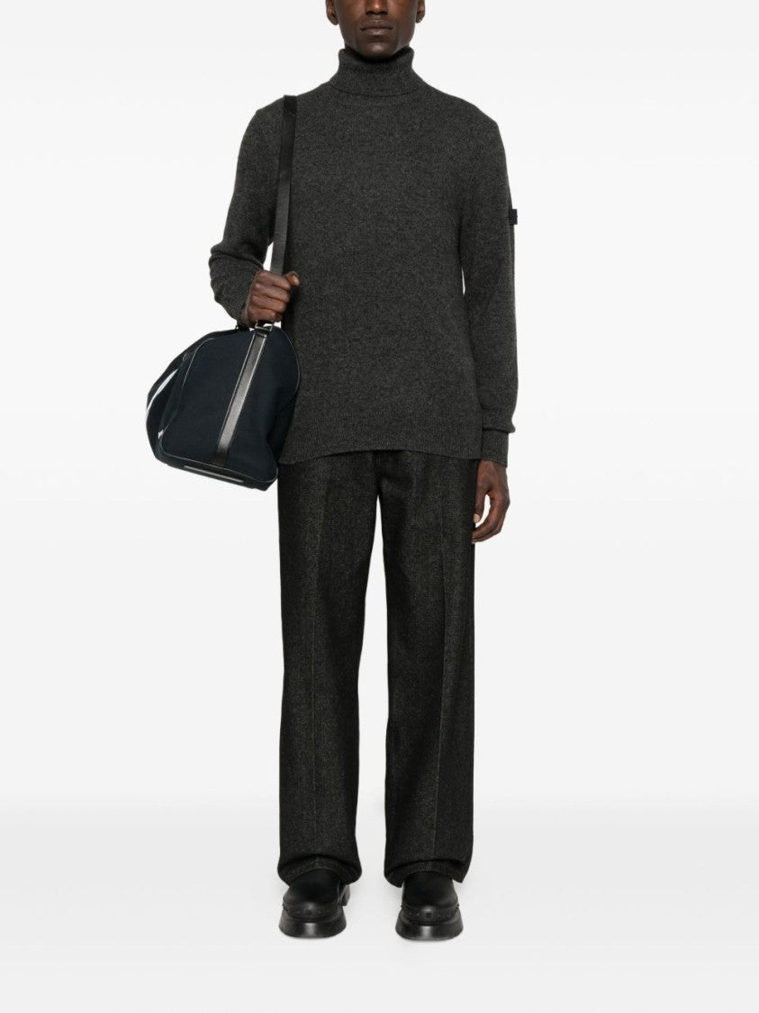 Peuterey Dark Grey Finely Knit Sweater
