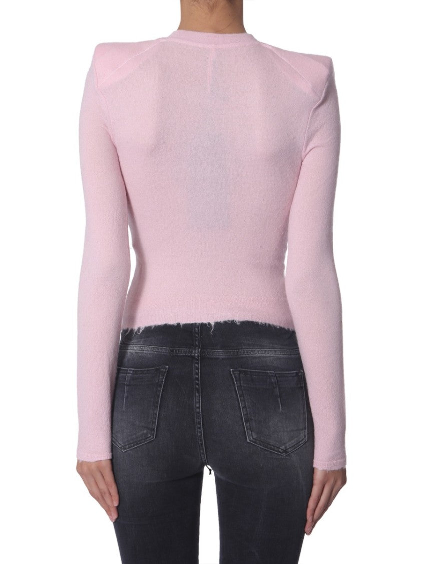Unravel Project Fitted Long-Sleeve Sweater