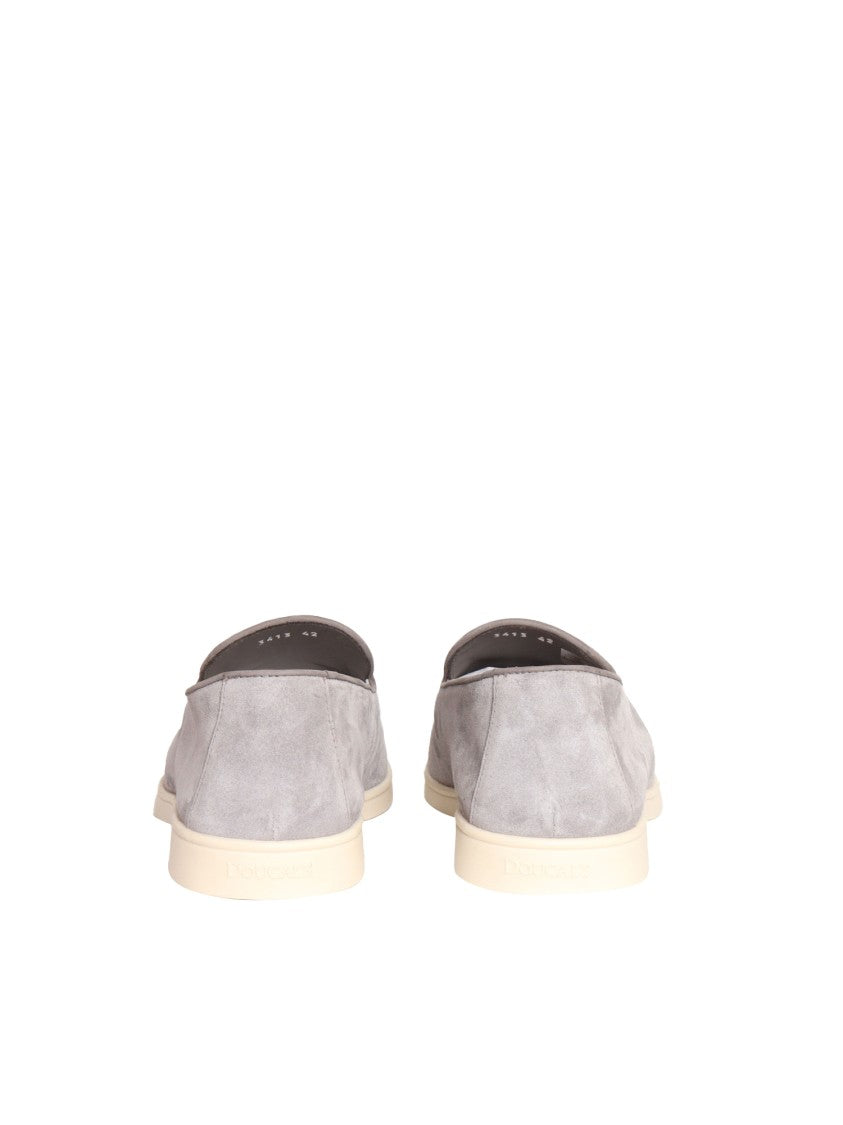 Doucal's Slip-On Calfskin Moccasins