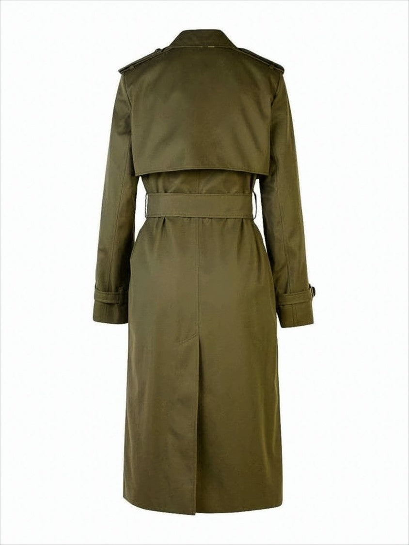 Burberry Classic Double-Breasted Trench Coat With Structured Fit