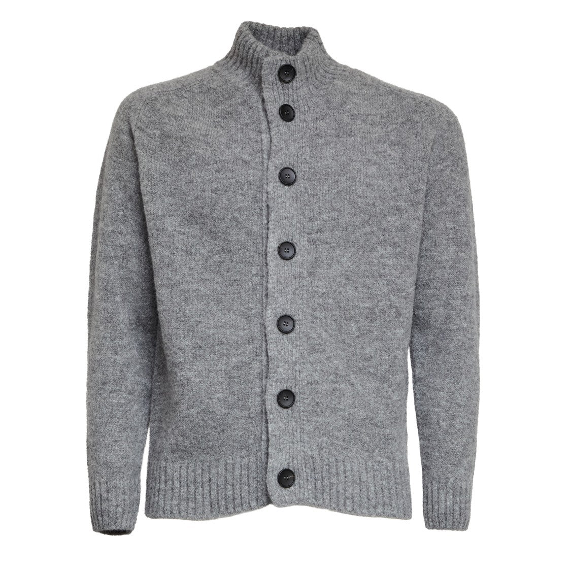 Filippo De Laurentiis Regular Fit Alpaca Blend Sweater With Stand-Up Collar