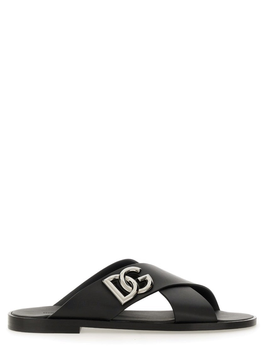 Dolce & Gabbana Leather Sandal