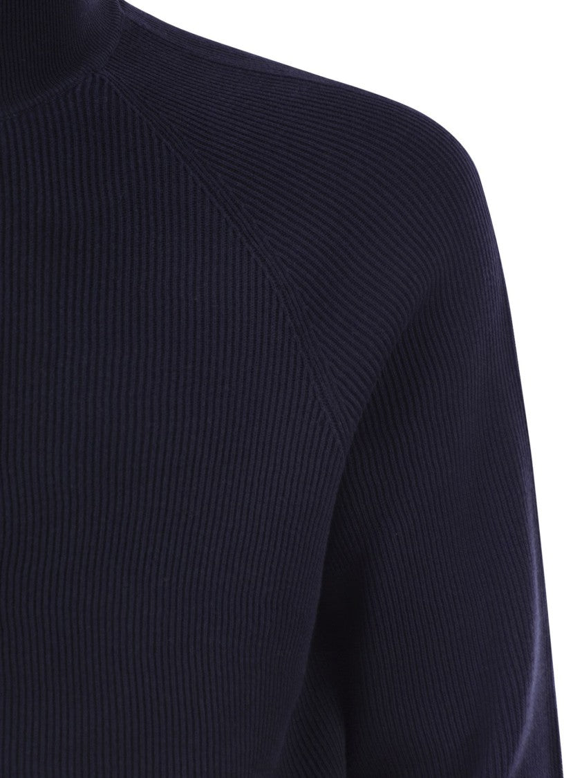 Brunello Cucinelli Cotton Rib Sweater
