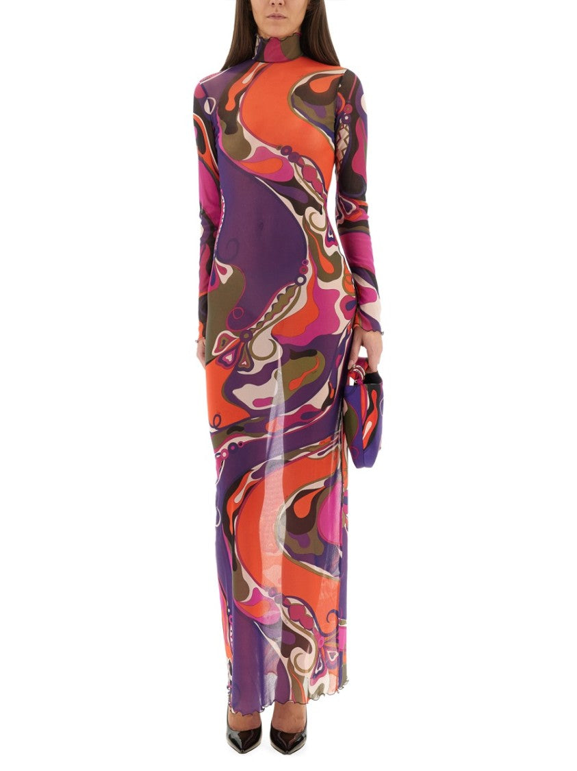 Pucci Orchid Print Dress