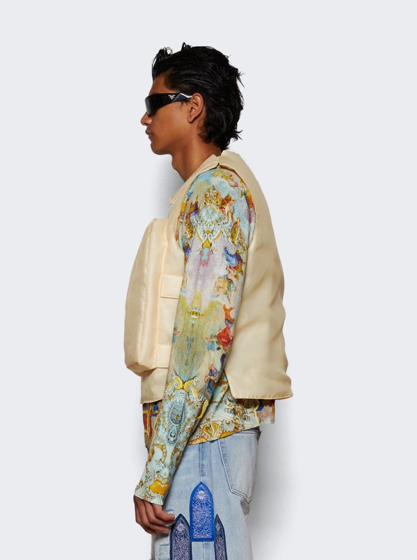 Who Decides War Organza Bullet Point Vest - Tan