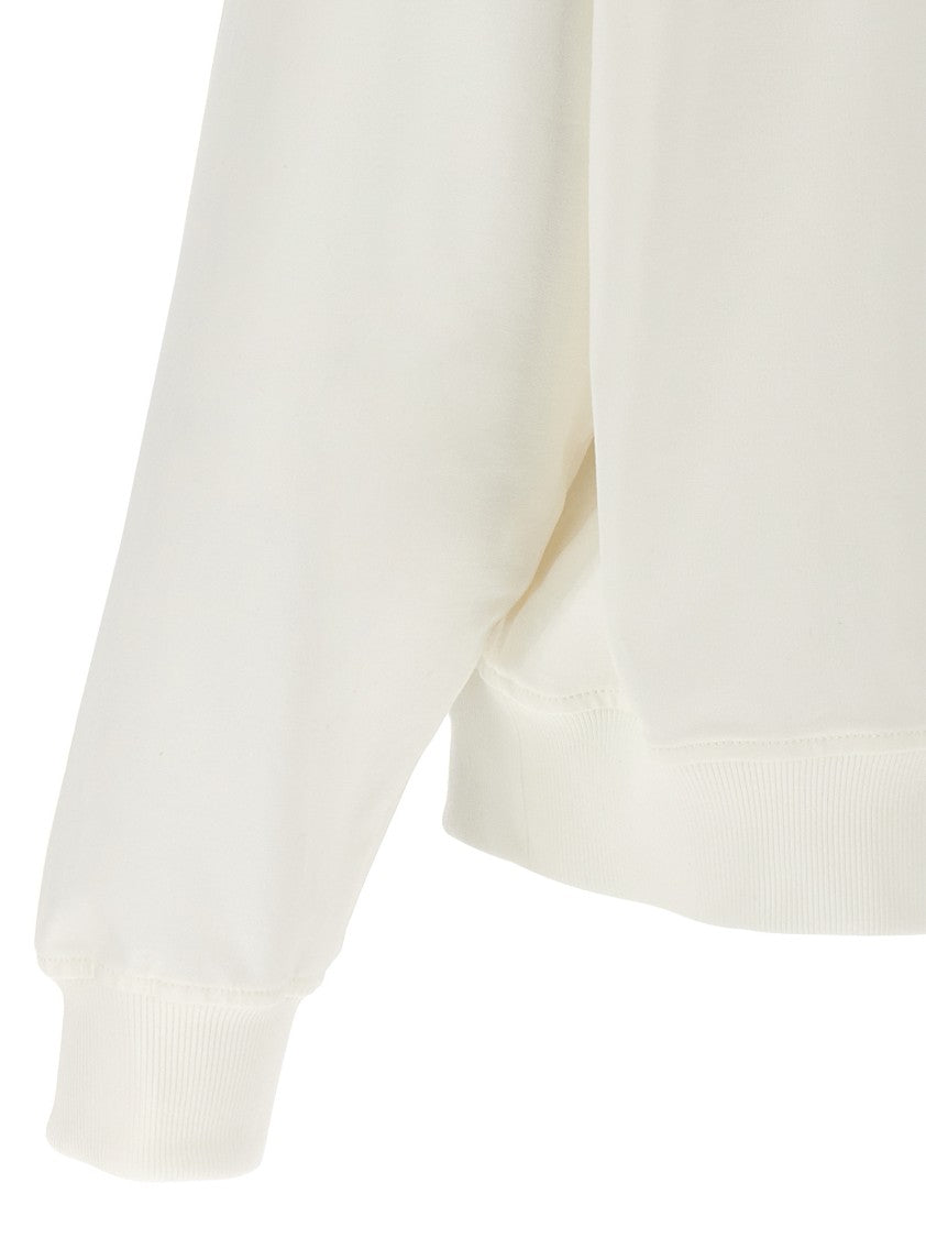 Brunello Cucinelli Gauze Cotton Hoodie With Monile Detail