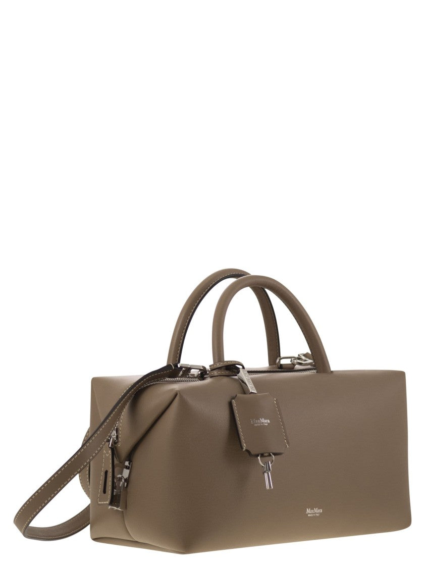 Max Mara Holdallm - Medium Satchel In Natural Leather